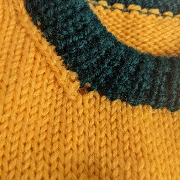 Hand knit wool clown jumper kids - Picture 4 of 6